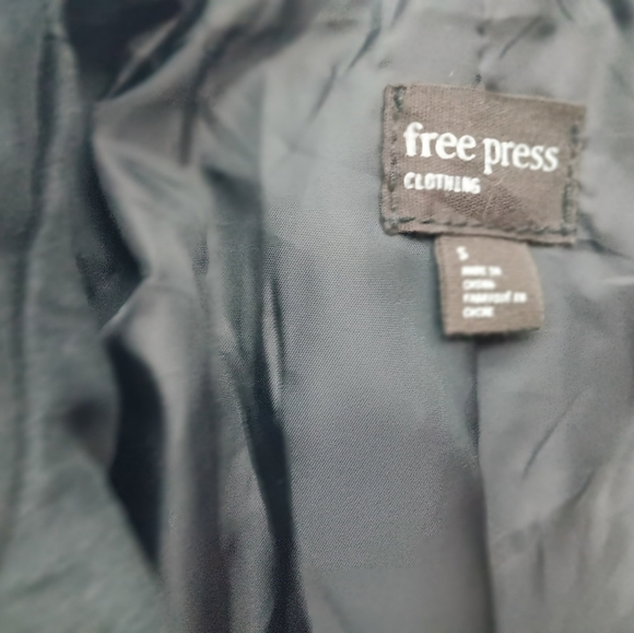 Free Press Full Asymmetrical zip Moto Jacket. Ladies size s - Picture 7 of 7